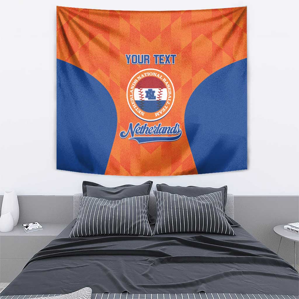 Custom Baseball Netherlands Tapestry Go Champions Sporty Style - Wonder Print Shop