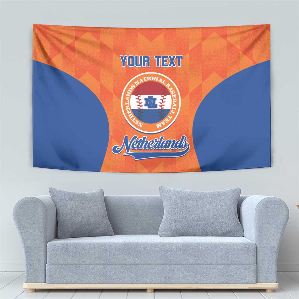 Custom Baseball Netherlands Tapestry Go Champions Sporty Style - Wonder Print Shop