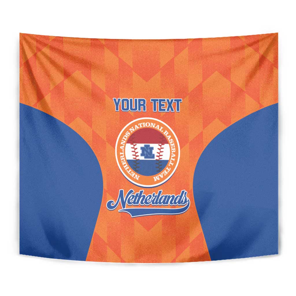Custom Baseball Netherlands Tapestry Go Champions Sporty Style - Wonder Print Shop