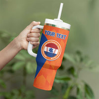 Custom Baseball Netherlands Tumbler With Handle Go Champions Sporty Style - Wonder Print Shop
