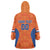 Custom Baseball Netherlands Wearable Blanket Hoodie Go Champions Sporty Style - Wonder Print Shop