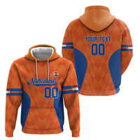 Custom Baseball Netherlands Zip Hoodie Go Champions Sporty Style - Wonder Print Shop