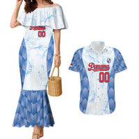 Custom Baseball Panama Couples Matching Mermaid Dress and Hawaiian Shirt Go Champions Sporty Style - Wonder Print Shop