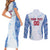 Custom Baseball Panama Couples Matching Short Sleeve Bodycon Dress and Long Sleeve Button Shirt Go Champions Sporty Style - Wonder Print Shop