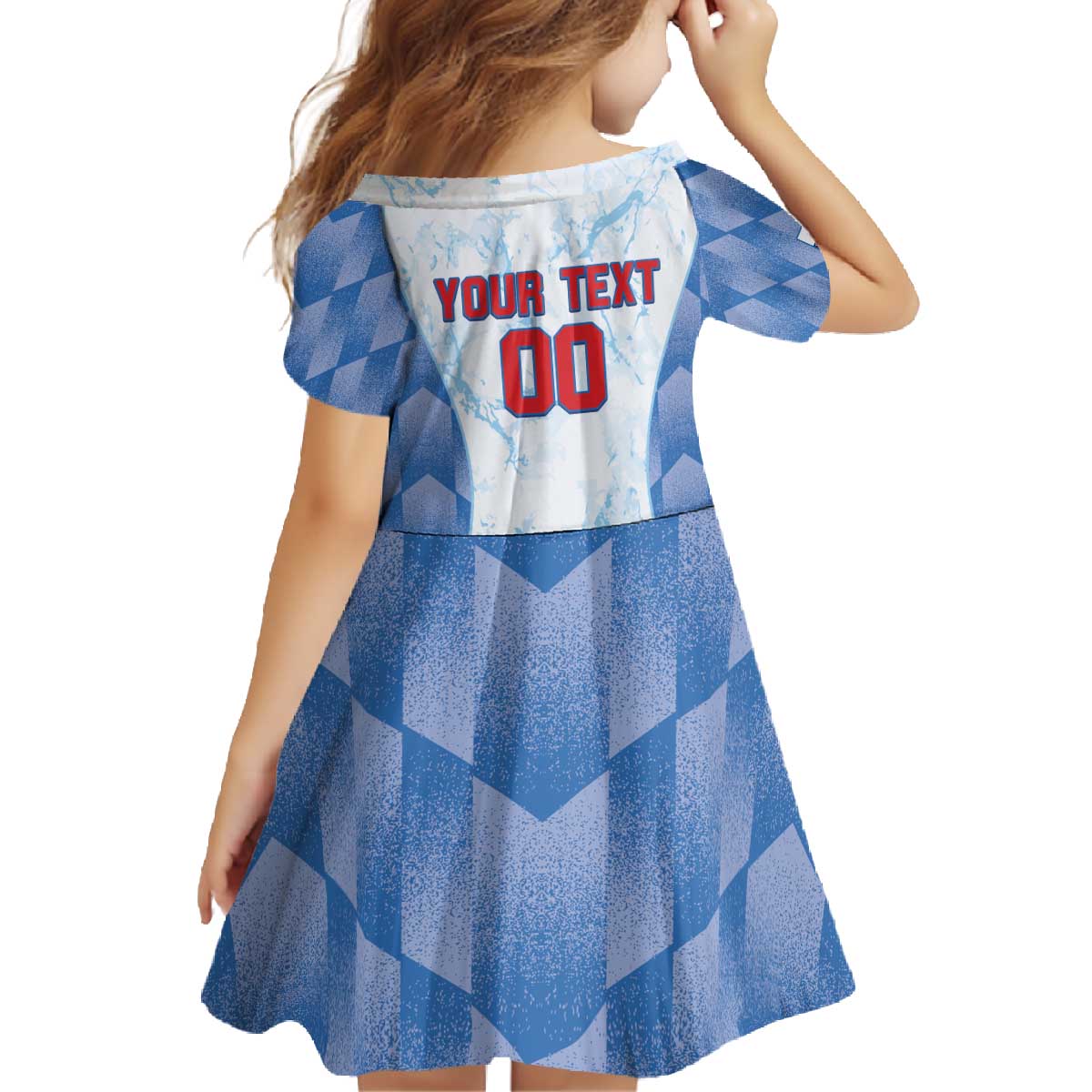 Custom Baseball Panama Family Matching Off The Shoulder Long Sleeve Dress and Hawaiian Shirt Go Champions Sporty Style - Wonder Print Shop