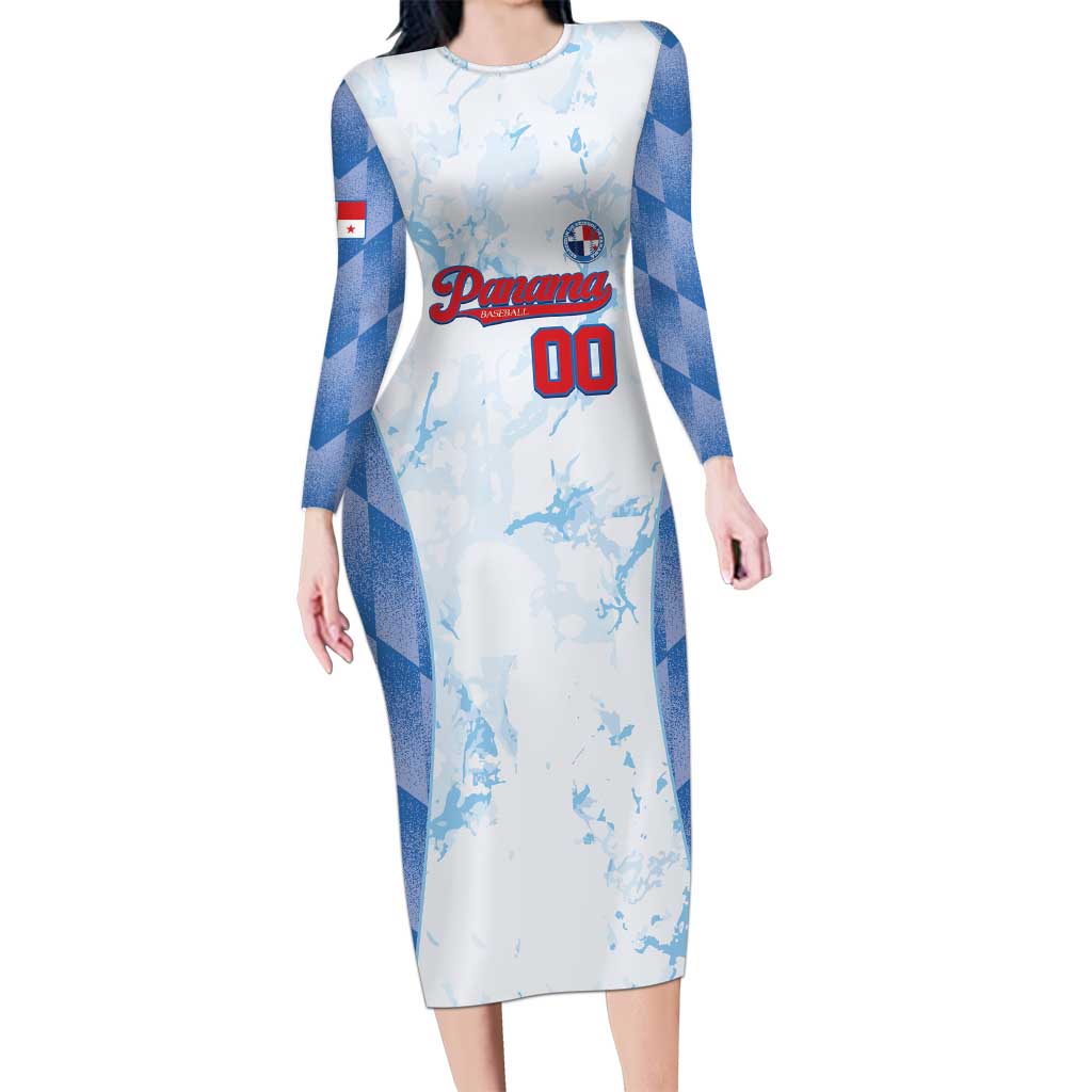 Custom Baseball Panama Long Sleeve Bodycon Dress Go Champions Sporty Style - Wonder Print Shop
