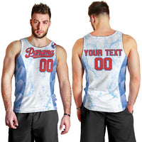 Custom Baseball Panama Men Tank Top Go Champions Sporty Style - Wonder Print Shop