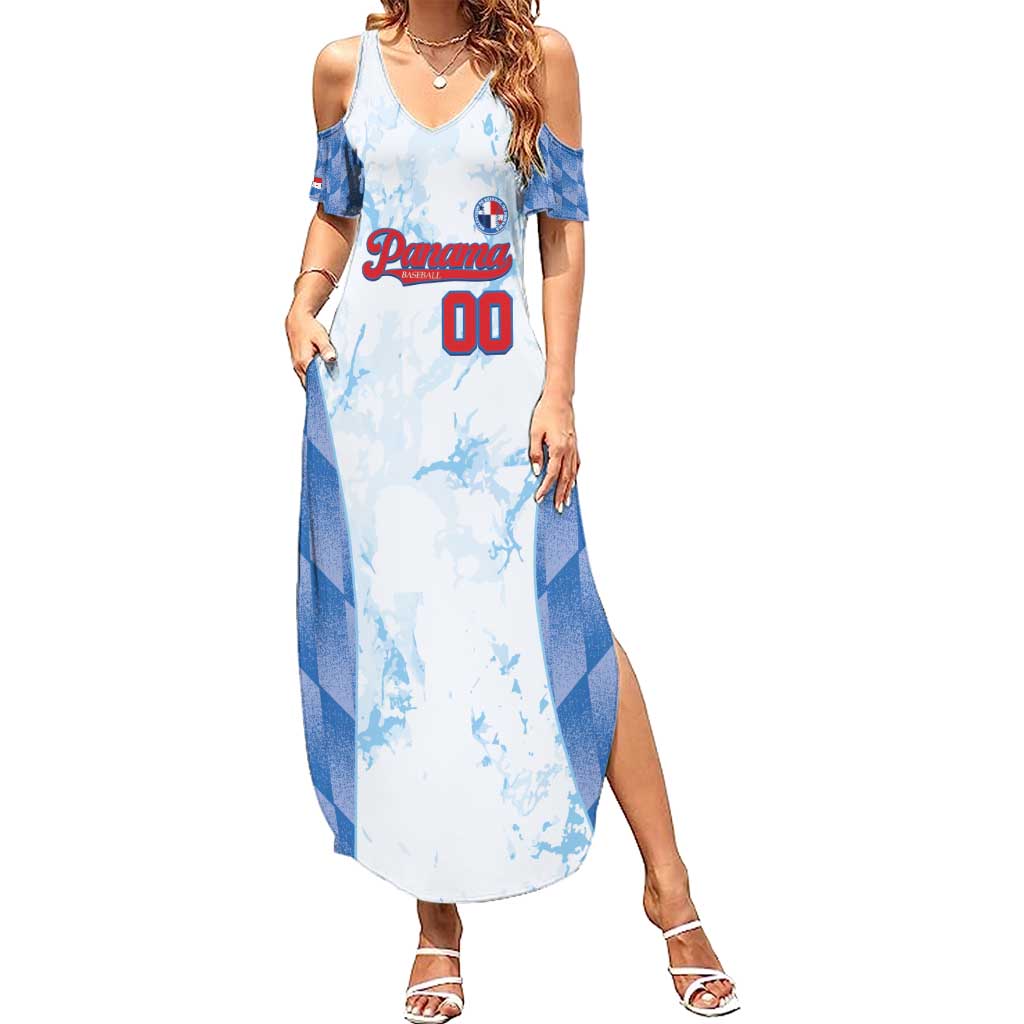 Custom Baseball Panama Summer Maxi Dress Go Champions Sporty Style - Wonder Print Shop