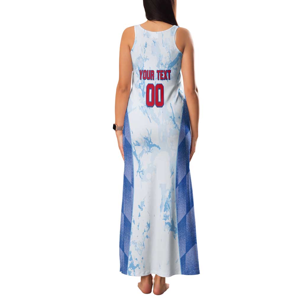 Custom Baseball Panama Tank Maxi Dress Go Champions Sporty Style - Wonder Print Shop