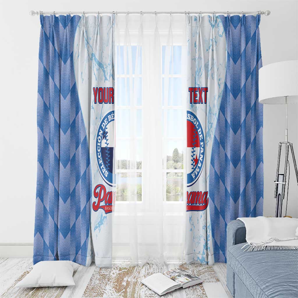 Custom Baseball Panama Window Curtain Go Champions Sporty Style - Wonder Print Shop