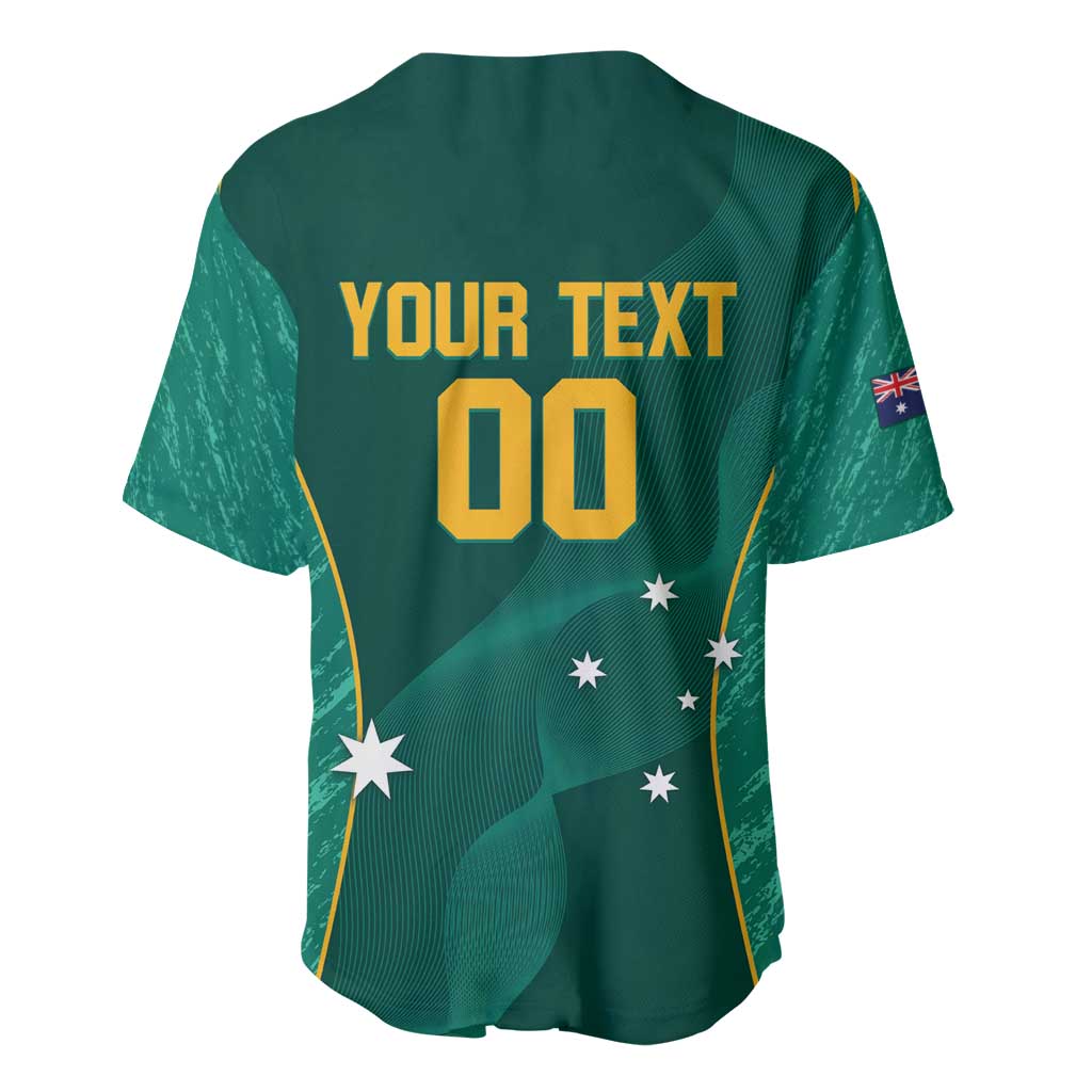 Custom Baseball Australia Baseball Jersey Go Champions - Aussie Kangaroo Mascot - Wonder Print Shop