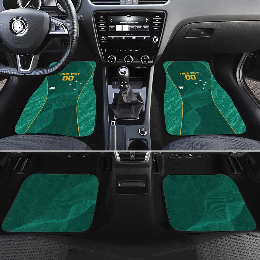 Custom Baseball Australia Car Mats Go Champions - Aussie Kangaroo Mascot - Wonder Print Shop