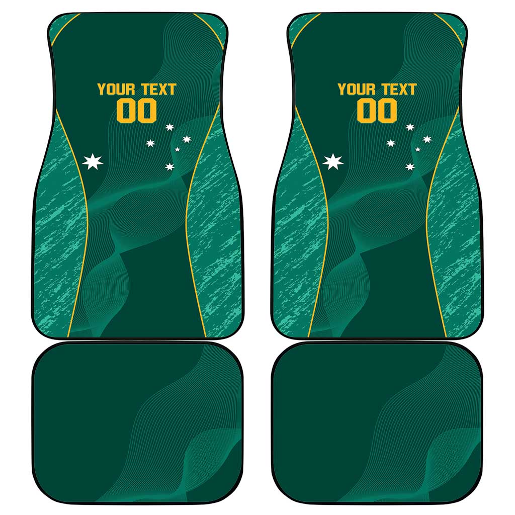 Custom Baseball Australia Car Mats Go Champions - Aussie Kangaroo Mascot - Wonder Print Shop