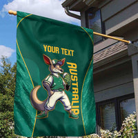 Custom Baseball Australia Garden Flag Go Champions - Aussie Kangaroo Mascot - Wonder Print Shop