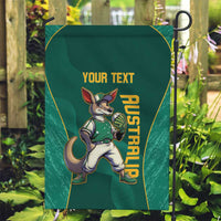 Custom Baseball Australia Garden Flag Go Champions - Aussie Kangaroo Mascot - Wonder Print Shop