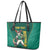 Custom Baseball Australia Leather Tote Bag Go Champions - Aussie Kangaroo Mascot - Wonder Print Shop