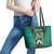 Custom Baseball Australia Leather Tote Bag Go Champions - Aussie Kangaroo Mascot - Wonder Print Shop