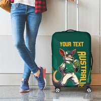 Custom Baseball Australia Luggage Cover Go Champions - Aussie Kangaroo Mascot - Wonder Print Shop