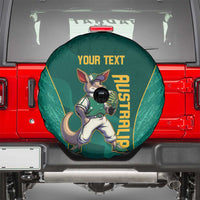 Custom Baseball Australia Spare Tire Cover Go Champions - Aussie Kangaroo Mascot - Wonder Print Shop