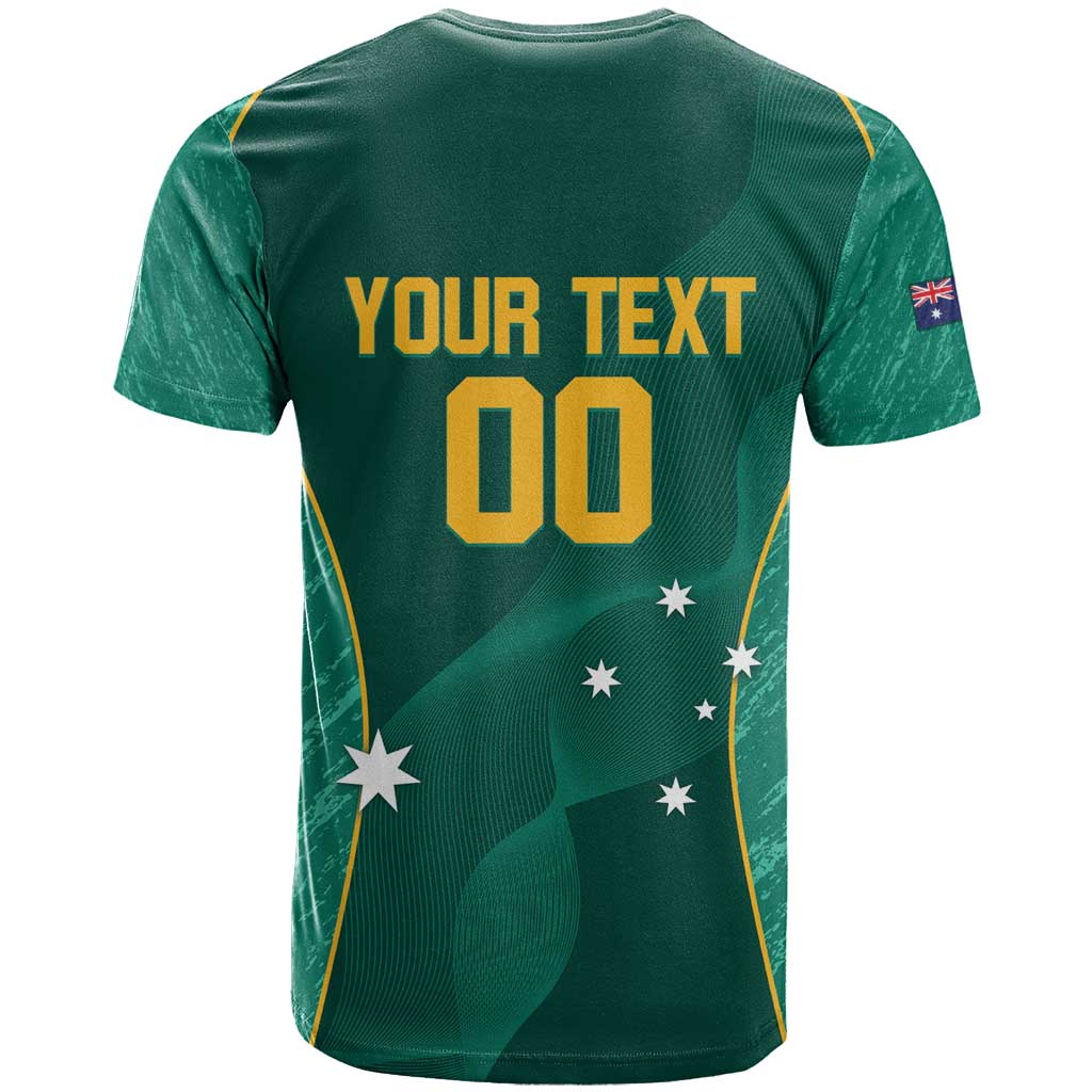 Custom Baseball Australia T Shirt Go Champions - Aussie Kangaroo Mascot - Wonder Print Shop