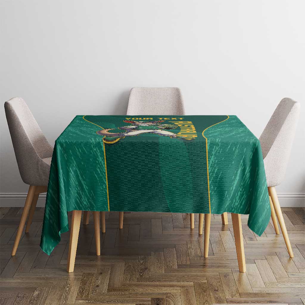 Custom Baseball Australia Tablecloth Go Champions - Aussie Kangaroo Mascot - Wonder Print Shop