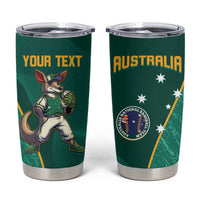 Custom Baseball Australia Tumbler Cup Go Champions - Aussie Kangaroo Mascot - Wonder Print Shop
