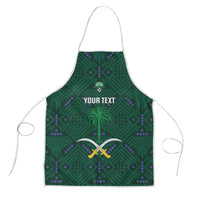 Custom Saudi Arabia Football Apron 2026 Arabian Falcons Sporty Version - Wonder Print Shop