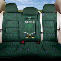Custom Saudi Arabia Football Back Car Seat Cover 2026 Arabian Falcons Sporty Version - Wonder Print Shop