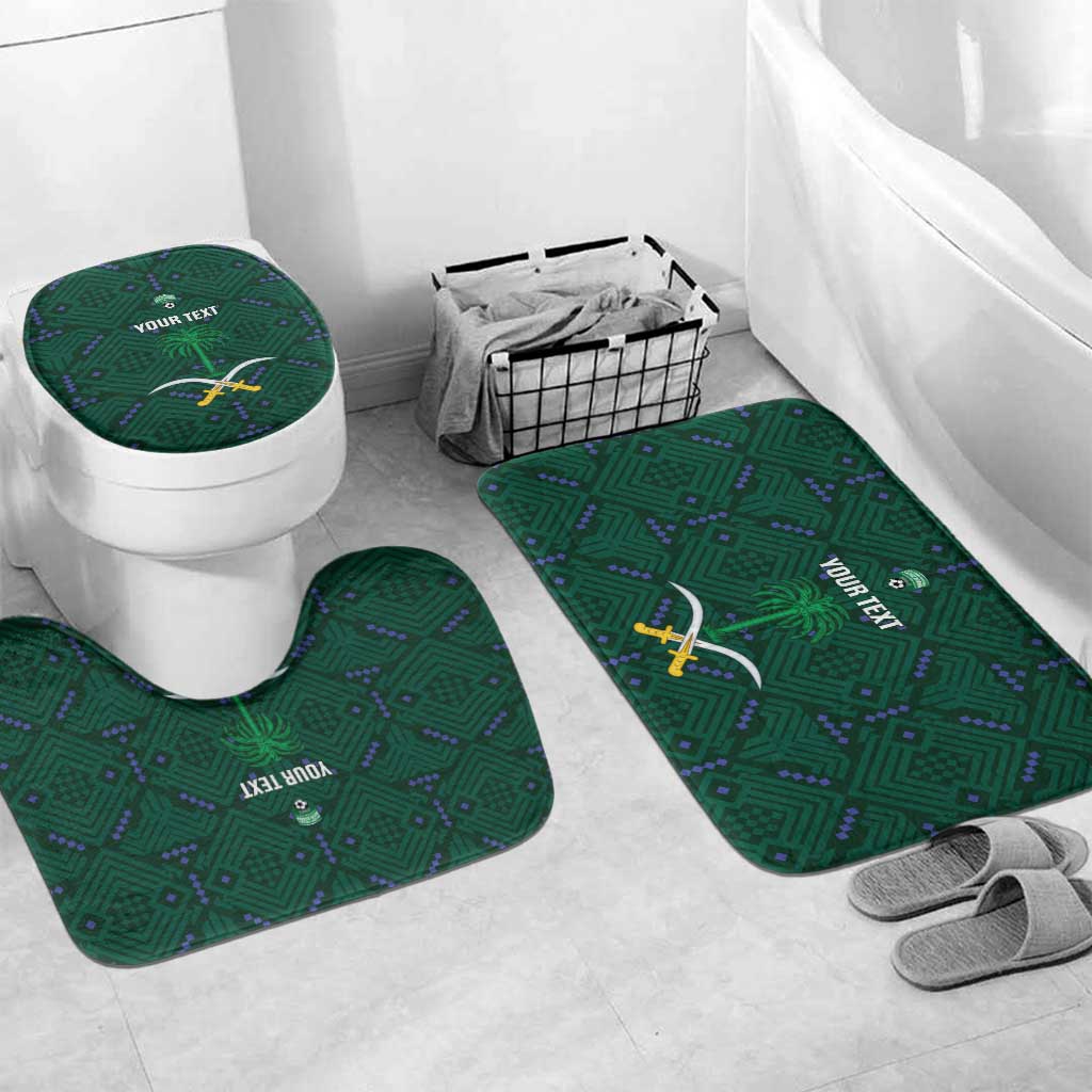 Custom Saudi Arabia Football Bathroom Set 2026 Arabian Falcons Sporty Version - Wonder Print Shop