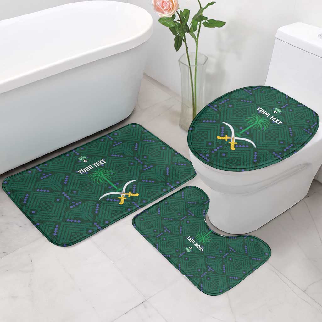 Custom Saudi Arabia Football Bathroom Set 2026 Arabian Falcons Sporty Version - Wonder Print Shop