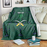 Custom Saudi Arabia Football Blanket 2026 Arabian Falcons Sporty Version - Wonder Print Shop