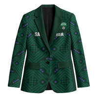 Custom Saudi Arabia Football Blazer 2026 Arabian Falcons Sporty Version - Wonder Print Shop