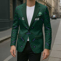 Custom Saudi Arabia Football Blazer 2026 Arabian Falcons Sporty Version - Wonder Print Shop