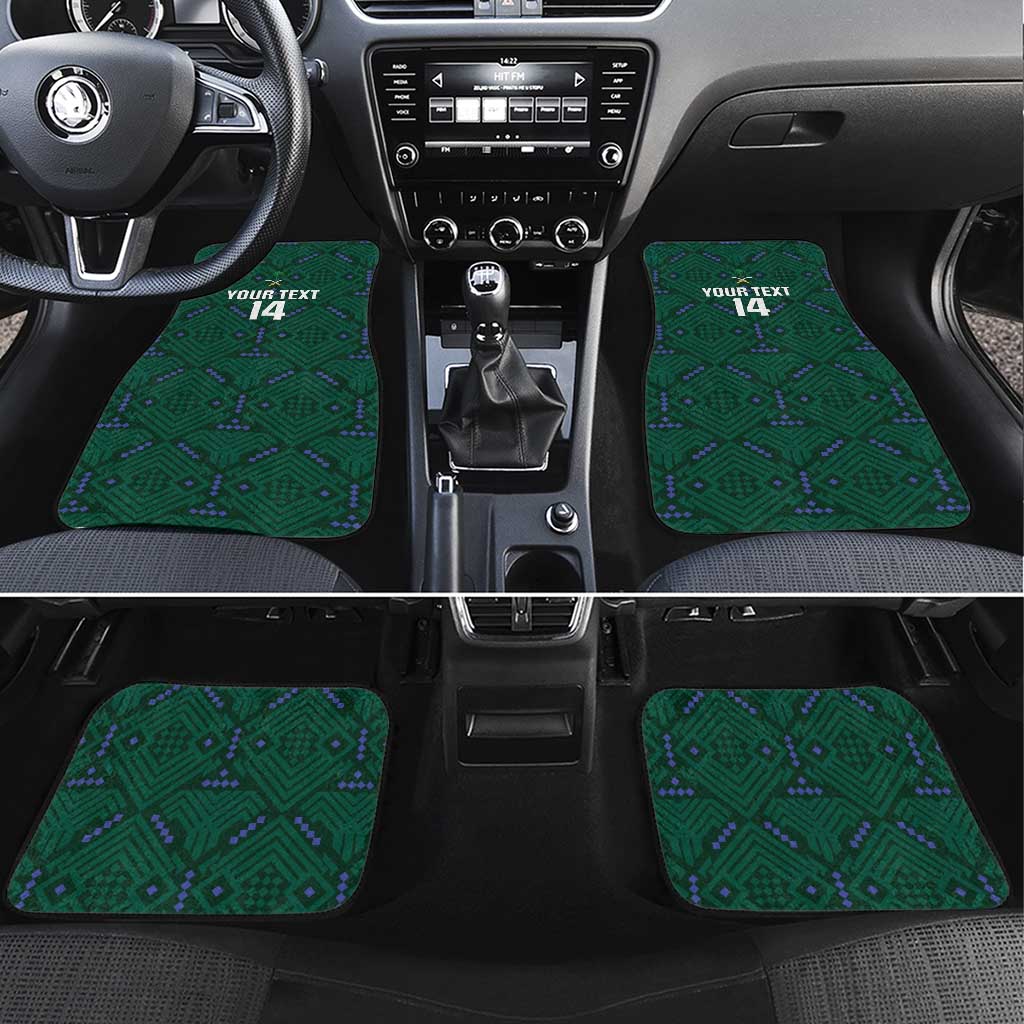 Custom Saudi Arabia Football Car Mats 2026 Arabian Falcons Sporty Version - Wonder Print Shop