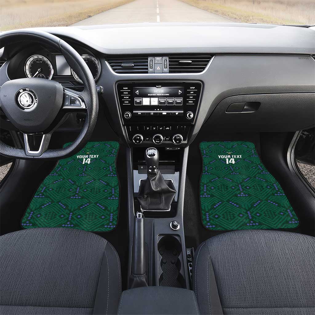 Custom Saudi Arabia Football Car Mats 2026 Arabian Falcons Sporty Version - Wonder Print Shop