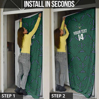 Custom Saudi Arabia Football Door Cover 2026 Arabian Falcons Sporty Version - Wonder Print Shop