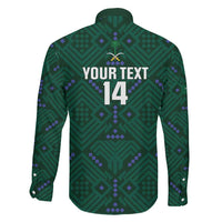 Custom Saudi Arabia Football Family Matching Mermaid Dress and Hawaiian Shirt 2026 Arabian Falcons Sporty Version - Wonder Print Shop