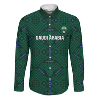 Custom Saudi Arabia Football Family Matching Puletasi and Hawaiian Shirt 2026 Arabian Falcons Sporty Version - Wonder Print Shop