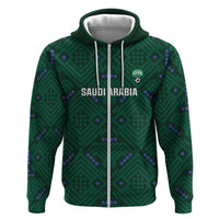 Custom Saudi Arabia Football Hoodie 2026 Arabian Falcons Sporty Version - Wonder Print Shop