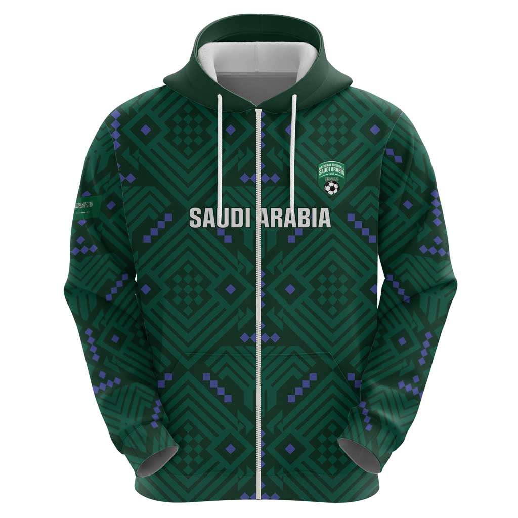 Custom Saudi Arabia Football Hoodie 2026 Arabian Falcons Sporty Version - Wonder Print Shop