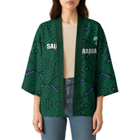 Custom Saudi Arabia Football Kimono 2026 Arabian Falcons Sporty Version - Wonder Print Shop