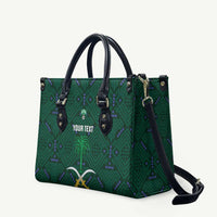 Custom Saudi Arabia Football Leather Bag 2026 Arabian Falcons Sporty Version - Wonder Print Shop