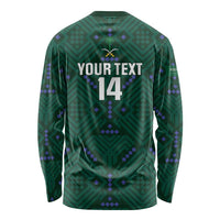 Custom Saudi Arabia Football Long Sleeve Shirt 2026 Arabian Falcons Sporty Version - Wonder Print Shop