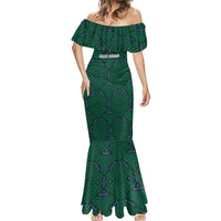 Custom Saudi Arabia Football Mermaid Dress 2026 Arabian Falcons Sporty Version - Wonder Print Shop