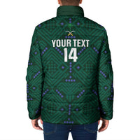 Custom Saudi Arabia Football Padded Jacket 2026 Arabian Falcons Sporty Version - Wonder Print Shop