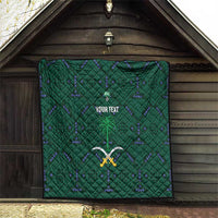 Custom Saudi Arabia Football Quilt 2026 Arabian Falcons Sporty Version - Wonder Print Shop