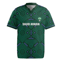 Custom Saudi Arabia Football Rugby Jersey 2026 Arabian Falcons Sporty Version - Wonder Print Shop