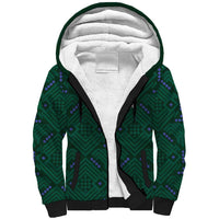 Custom Saudi Arabia Football Sherpa Hoodie 2026 Arabian Falcons Sporty Version - Wonder Print Shop