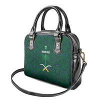 Custom Saudi Arabia Football Shoulder Handbag 2026 Arabian Falcons Sporty Version - Wonder Print Shop