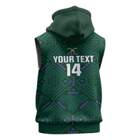 Custom Saudi Arabia Football Sleeveless Hoodie 2026 Arabian Falcons Sporty Version - Wonder Print Shop